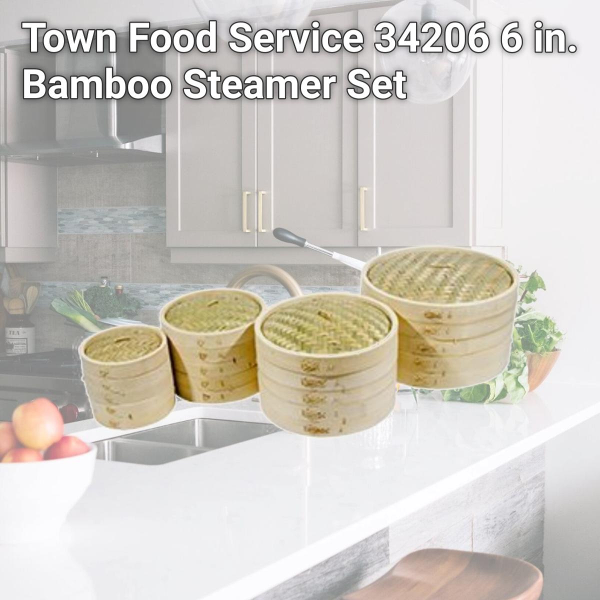 Picture of Town Food Service 34206 6 in. Bamboo Steamer Set