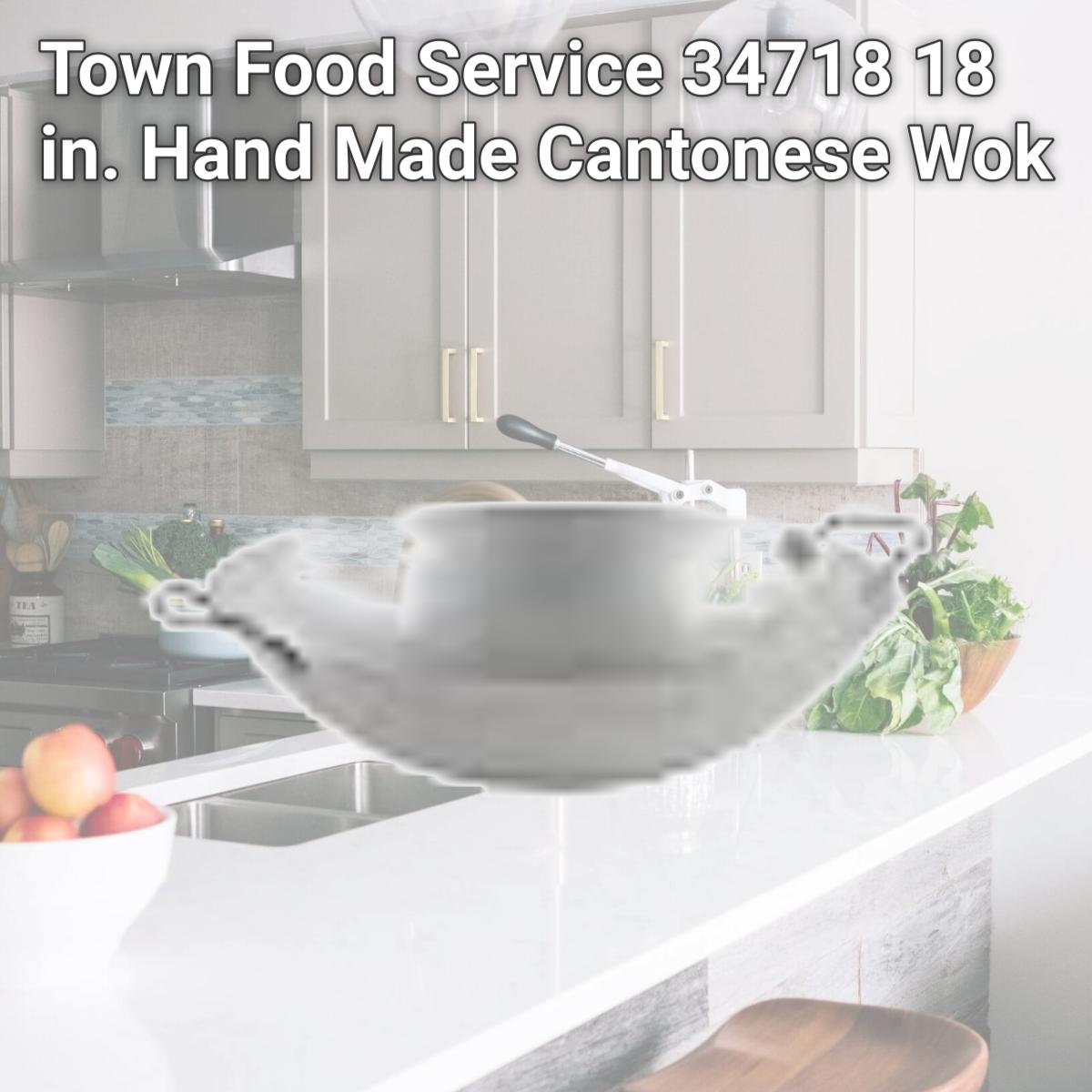 Picture of Town Food Service 34718 18 in. Hand Made Cantonese Wok