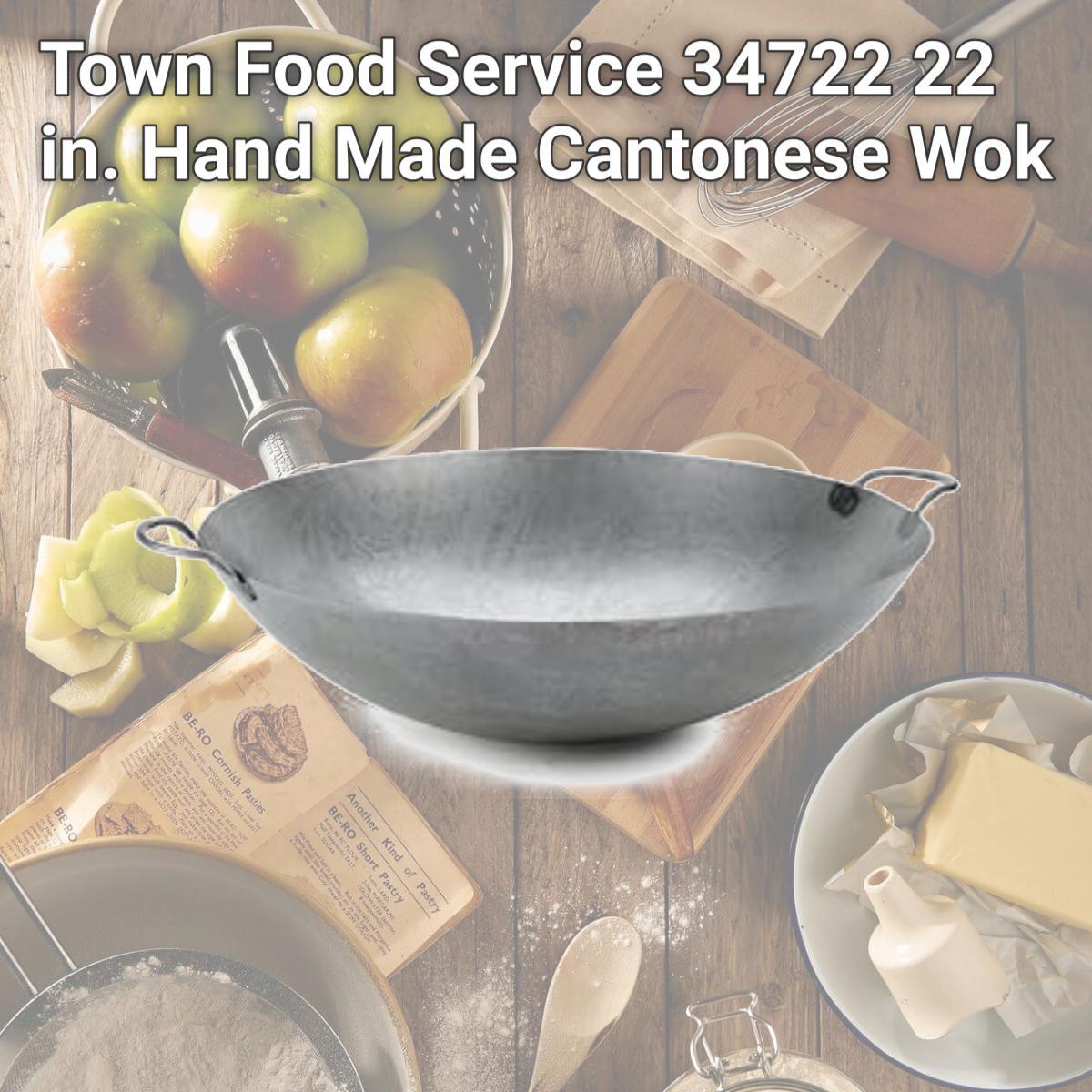 Picture of Town Food Service 34722 22 in. Hand Made Cantonese Wok
