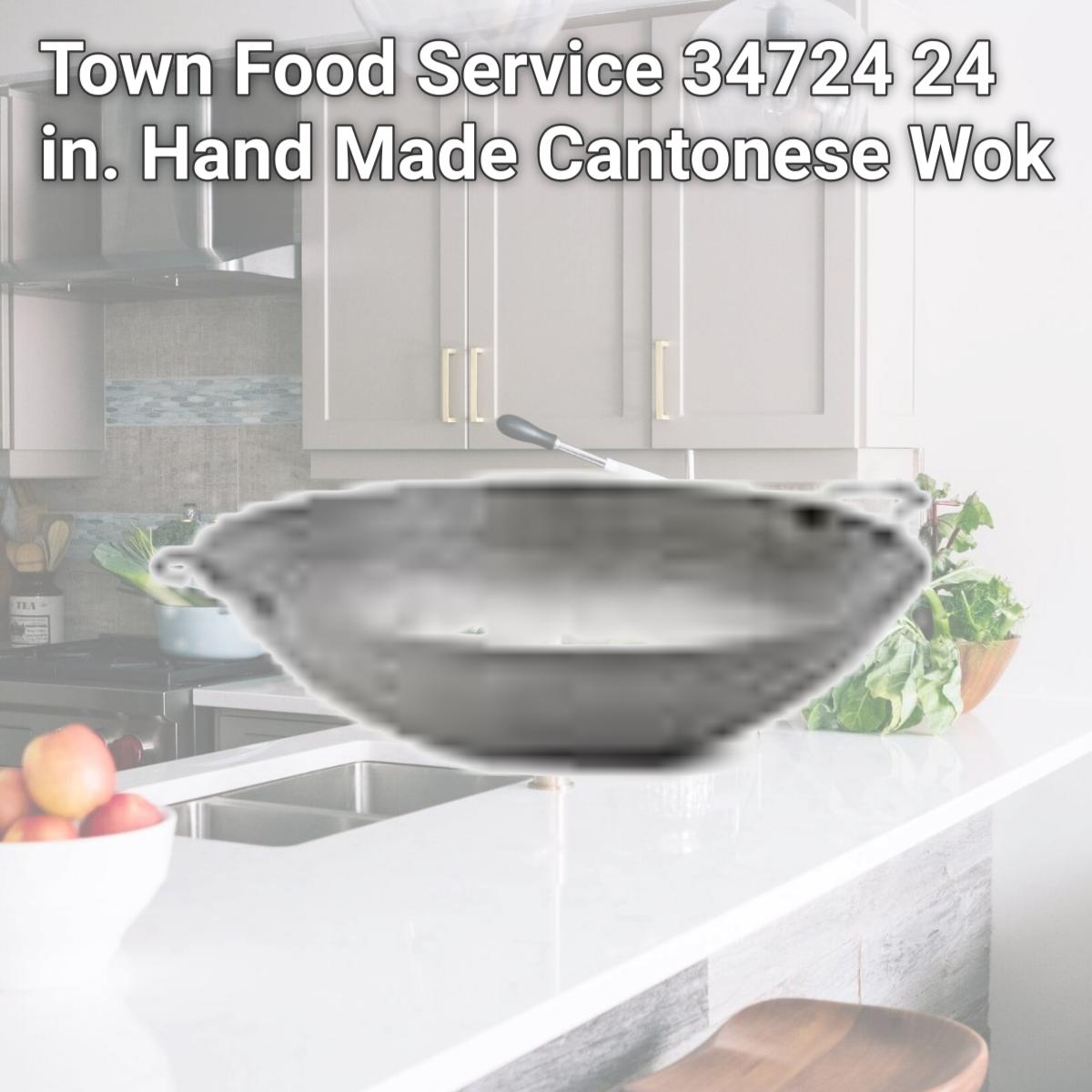 Picture of Town Food Service 34724 24 in. Hand Made Cantonese Wok