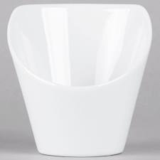 Tuxton Gzp-041 8 Oz. High Back Bowl-porcelain White