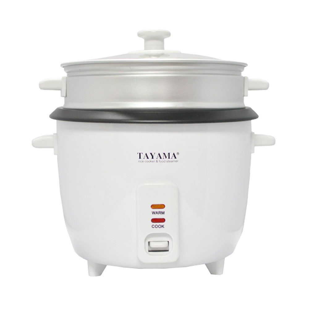 Rc-8 Rice Cooker With 8 Cup Steam Tray, White