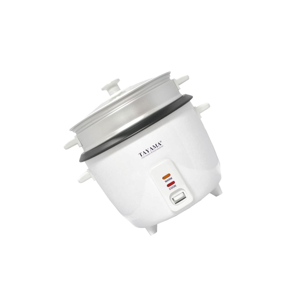 Picture of Tayama RC-3 3 Cup Rice Cooker with Steam Tray, White