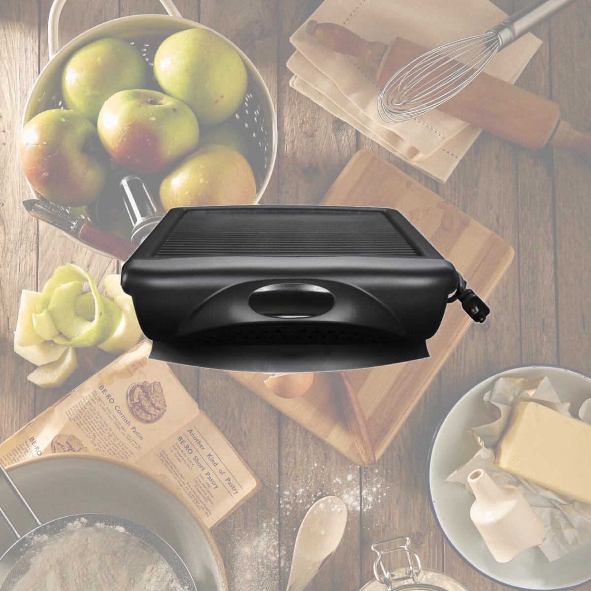 Picture of Tayama TG-868XL 15 x 10 in. Smokeless Non-Stick Indoor Electric Grill, Black - Extra Large