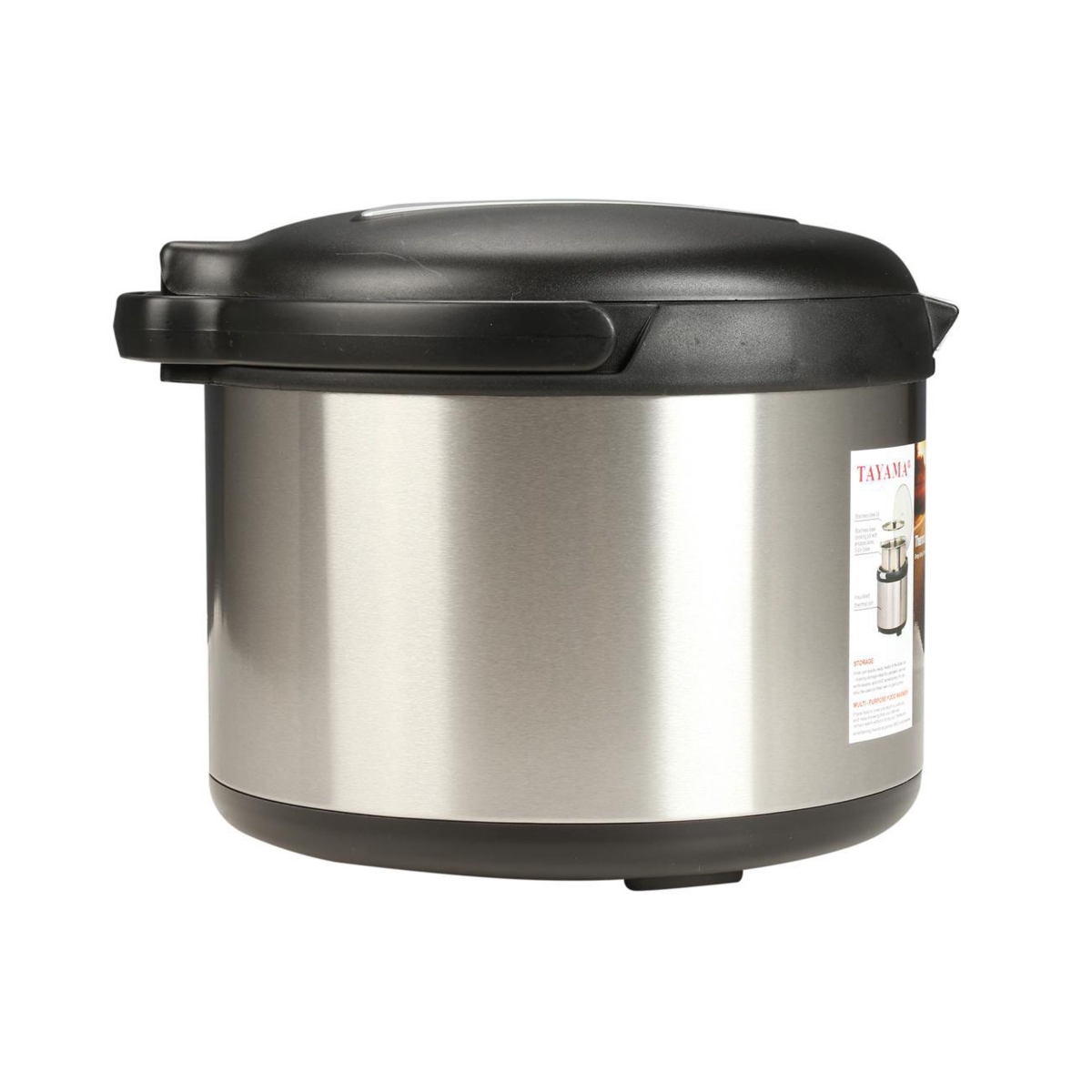 Picture of Tayama TXM-50CFR 5 qt. Energy-Saving Thermal Cooker, Stainless Steel