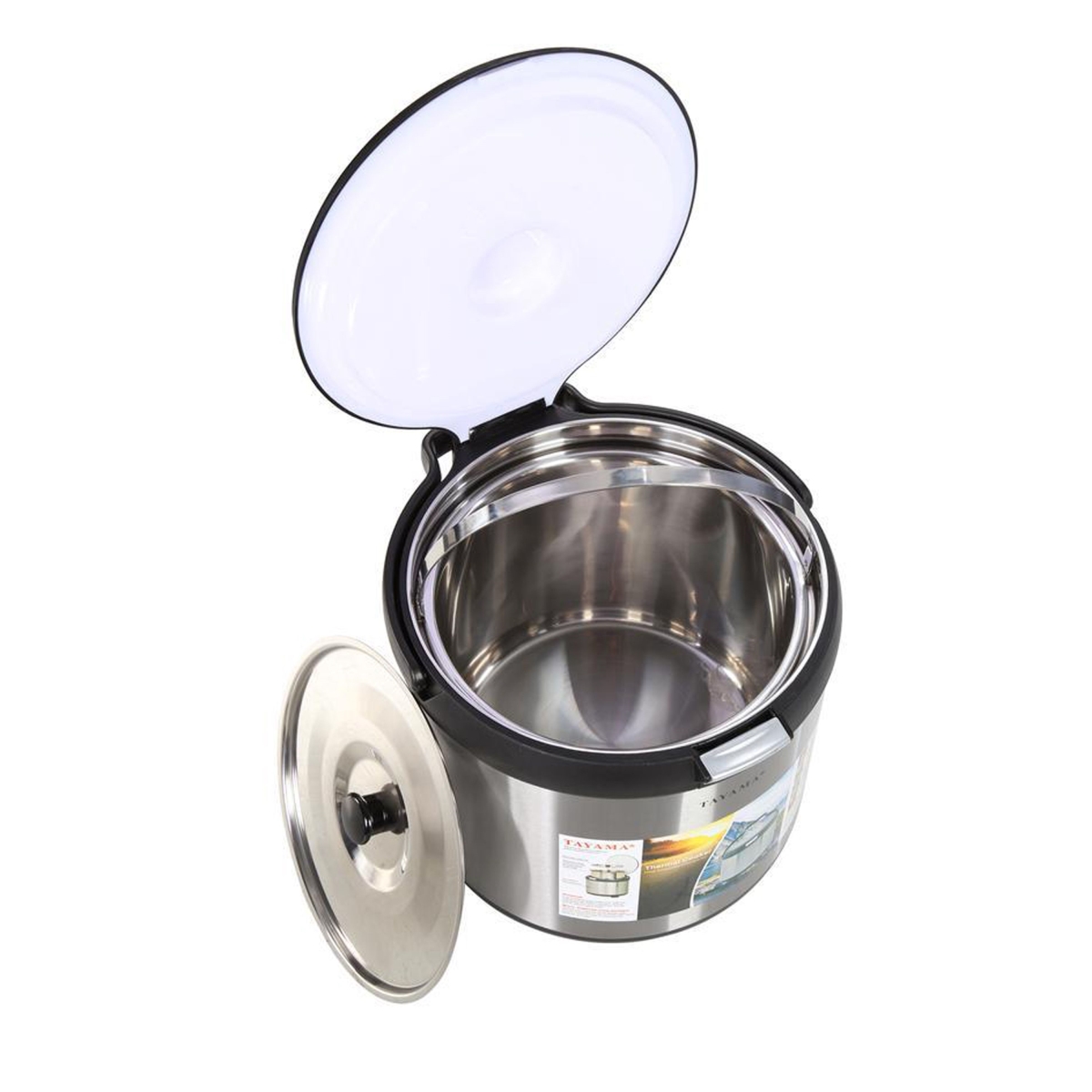 Picture of Tayama TXM-70CFZR 7 qt. Energy-Saving Thermal Cooker, Stainless Steel