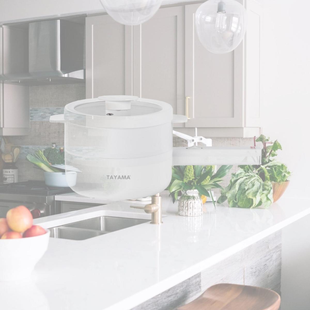Picture of Tayama THP-150 1.5 Litre Electric Cooking Pot & Food Steamer