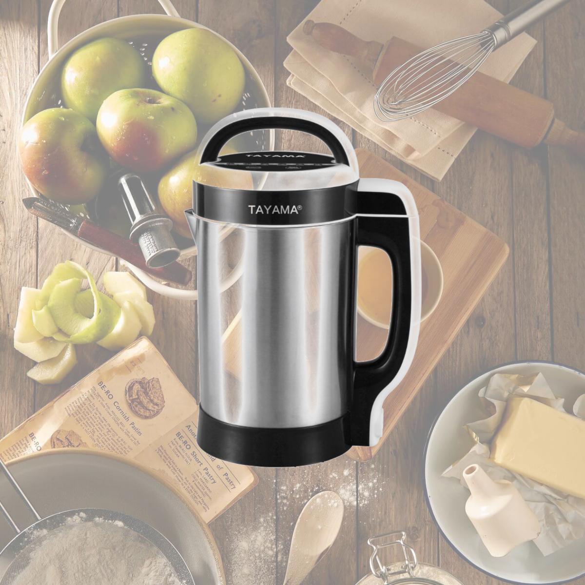 Picture of Tayama DJ-15SG 1.3 Litre Multi-functional Stainless Steel Soy & Nutmilk Maker