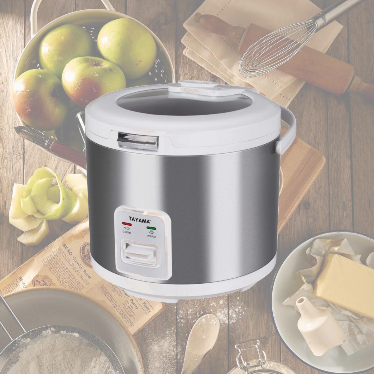Picture of Tayama TGRC-180 20 Cup Automatic Rice Cooker & Warmer with Glass Lid