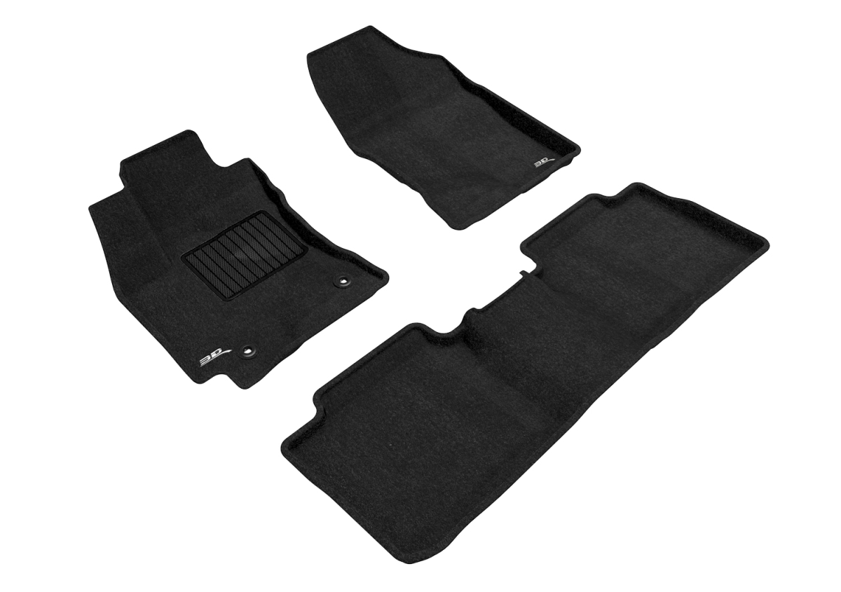 UPC 190204058225 product image for L1TY13704709 Elegant 1st & 2nd Row Black Floor Liner Set for 2014-2019 Toyota Co | upcitemdb.com