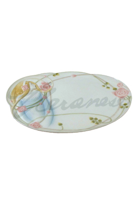 Veronese Design Ap20322aa Rose & Lady Plate