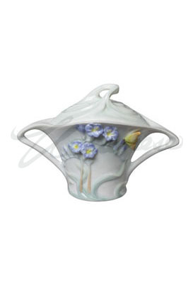 Veronese Design Ap20162ac Freesia Sugar Jar - Purple Flower