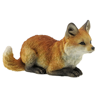 Veronese Design Wu75465aa Fox Pup Crouching Decorative Statue Figurine