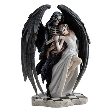 Veronese Design Wu76955aa Veronese Design Dance With Death Skeleton & Woman Sculpture