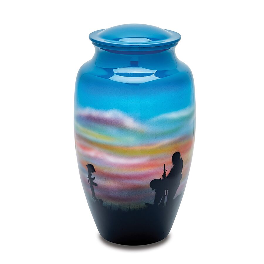7735-10 Soldiers Tribute Adult Cremation Urn