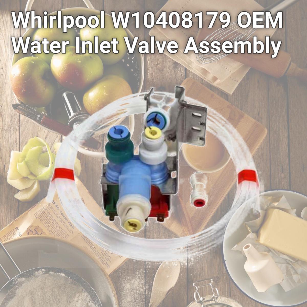 Picture of Whirlpool W10408179 OEM Water Inlet Valve Assembly