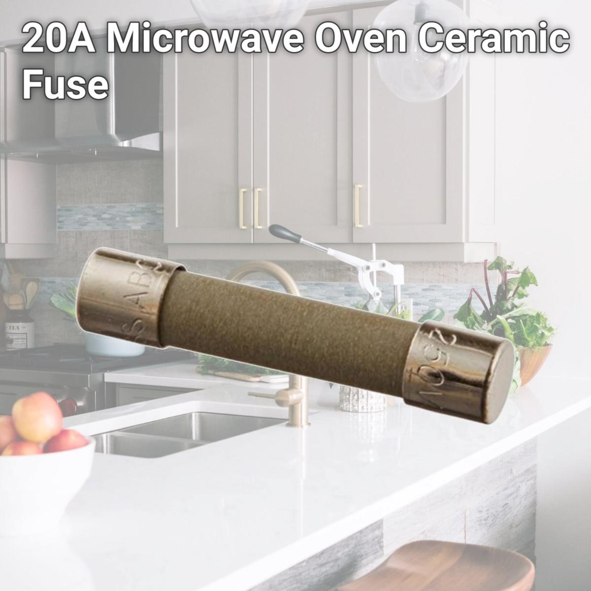 Picture of Aftermarket Appliance 14QBP20CFB 20A Microwave Oven Ceramic Fuse