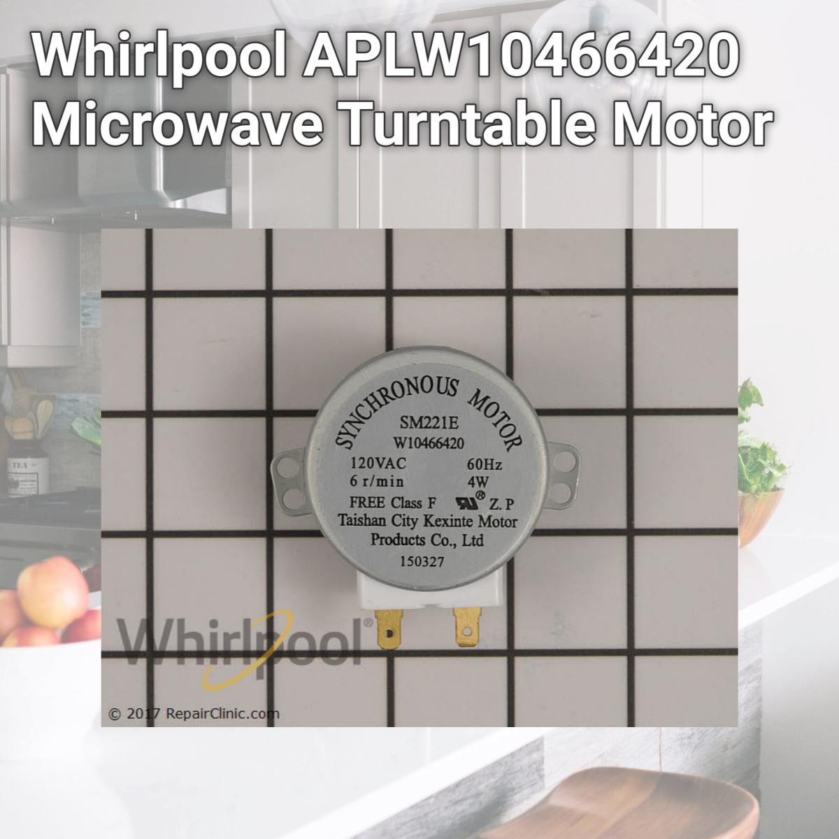 Picture of Aftermarket Appliance W10466420 Microwave Turntable Motor
