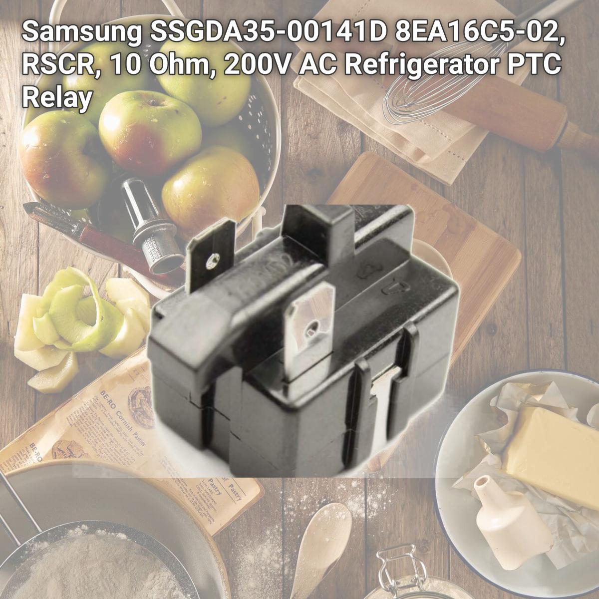 Picture of Samsung DA35-00141D 8EA16C5-02; RSCR; 10 Ohm; 200V AC Refrigerator PTC Relay