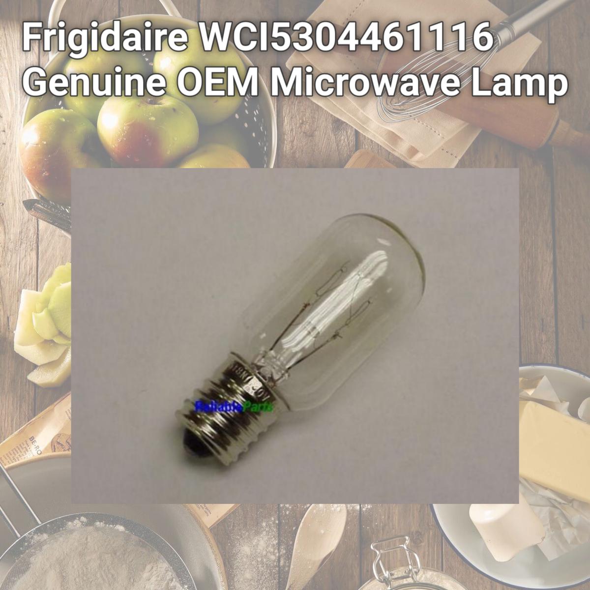 Picture of Frigidaire 5304461116 Genuine OEM Microwave Lamp