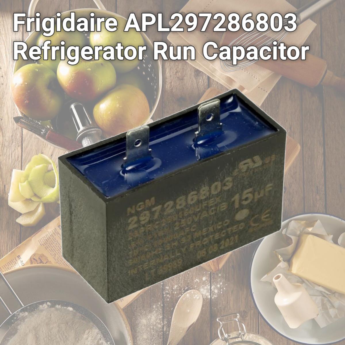Picture of Aftermarket Appliance 297286803 Refrigerator Run Capacitor