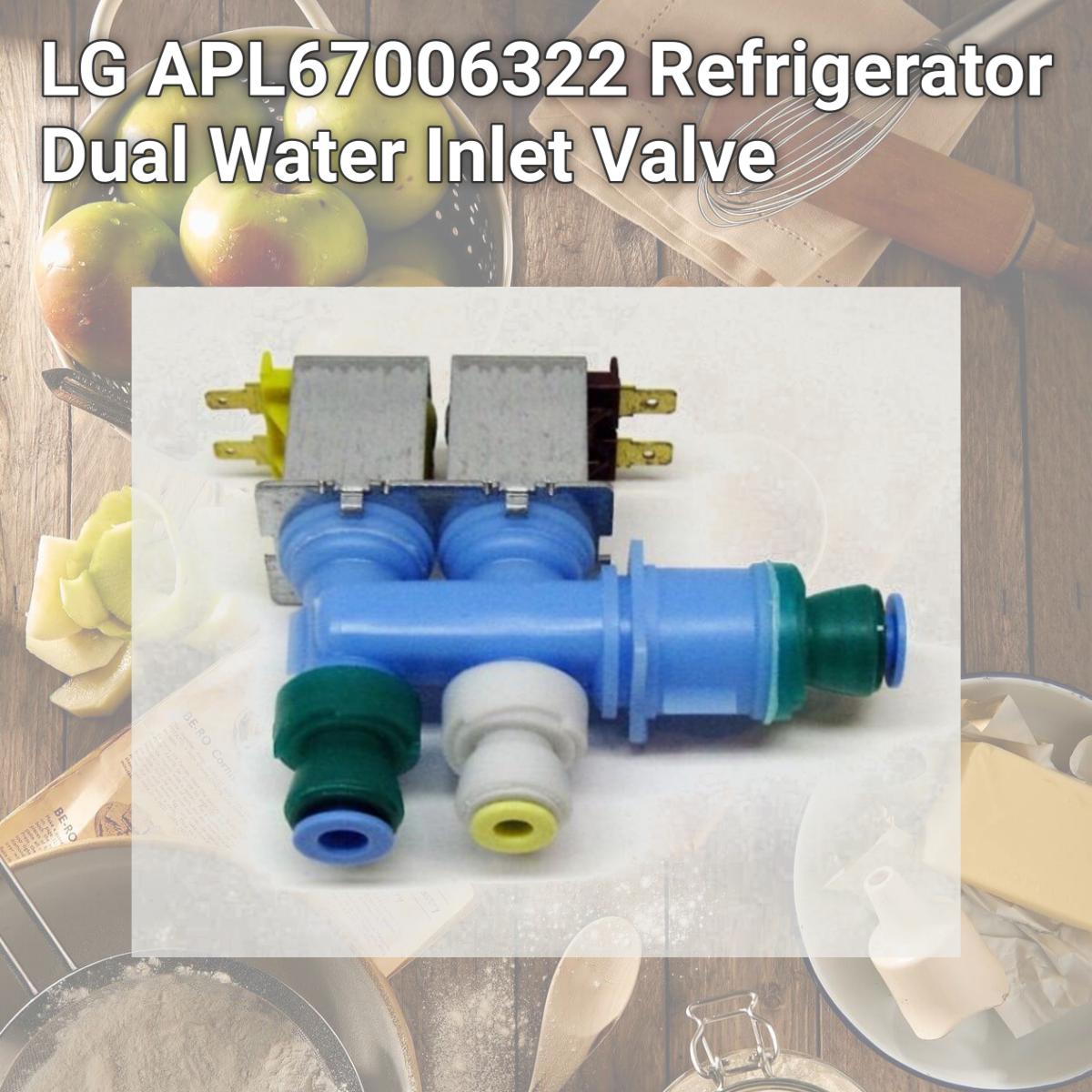 Picture of Aftermarket Appliance 67006322 Refrigerator Dual Water Inlet Valve