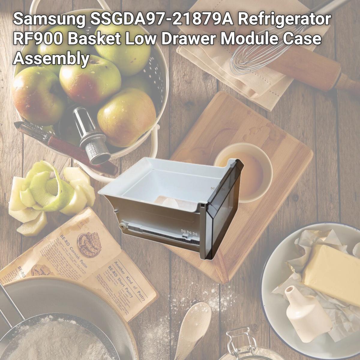 Picture of Samsung DA97-21879A Refrigerator RF900 Basket Low Drawer Module Case Assembly