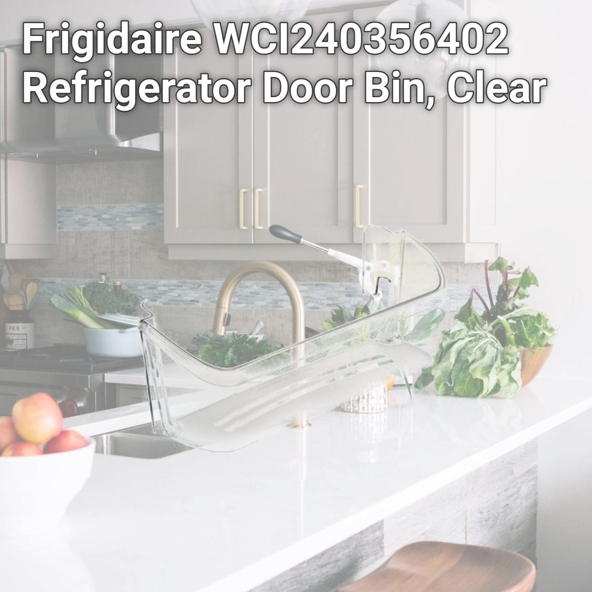 Picture of Frigidaire 240356402 Refrigerator Door Bin; Clear