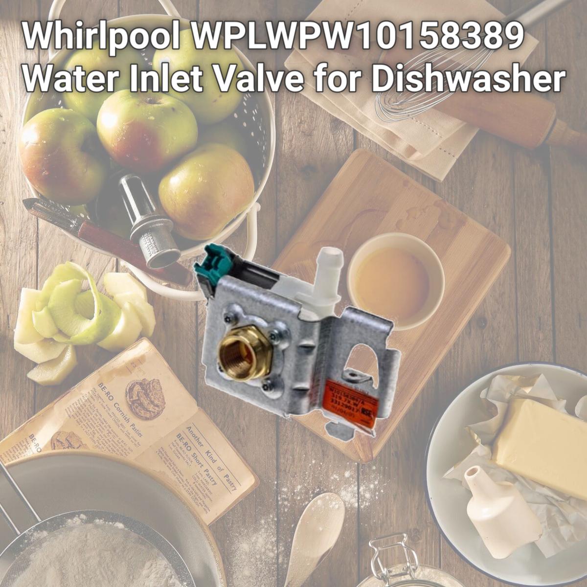 Picture of Whirlpool WPW10158389 Water Inlet Valve for Dishwasher