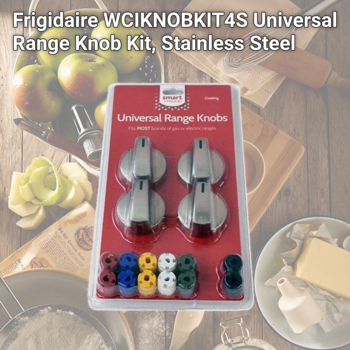 Picture of Frigidaire KNOBKIT4S Universal RanAftermarket ApplianceKnob Kit; Stainless Steel