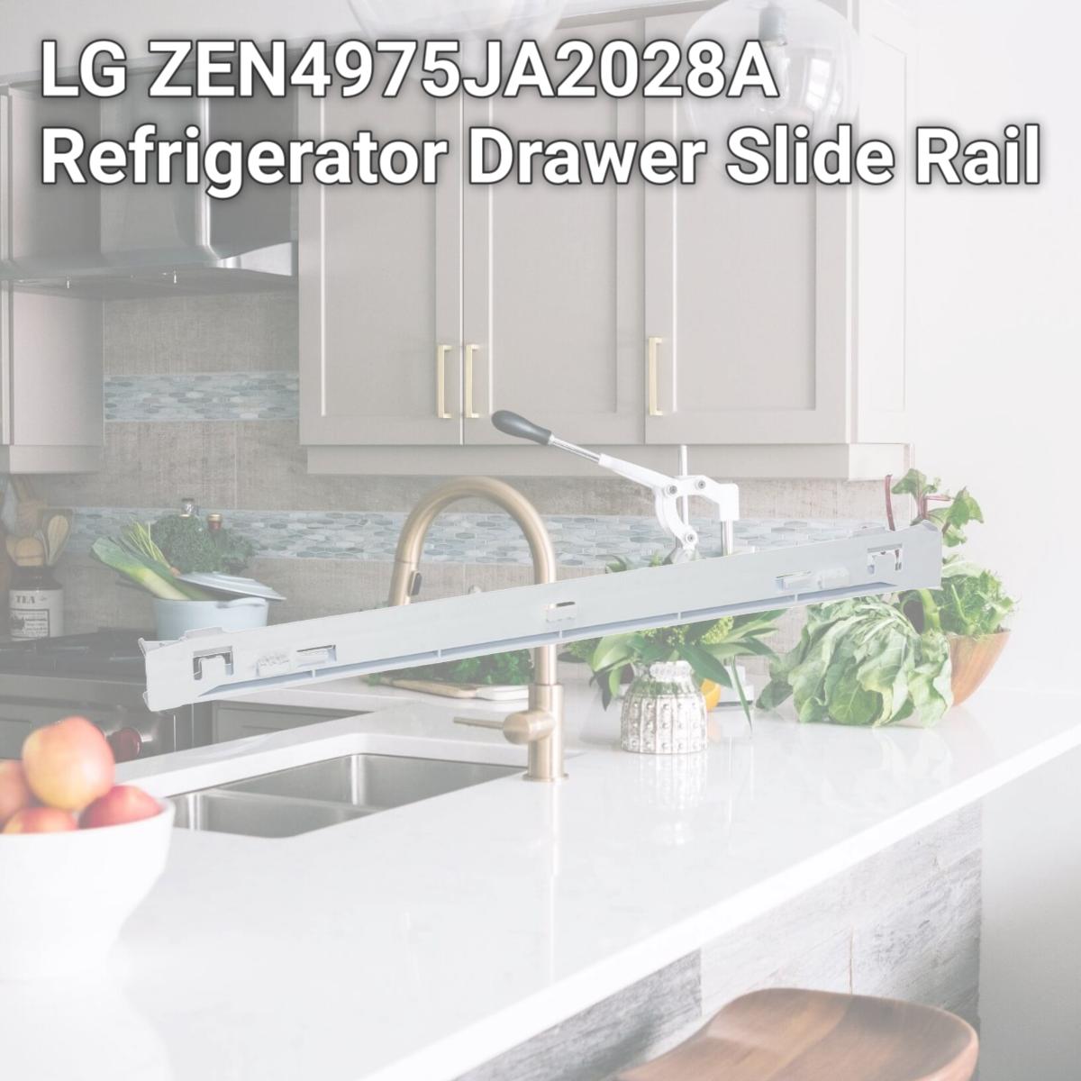 Picture of LG 4975JA2028A Refrigerator Drawer Slide Rail