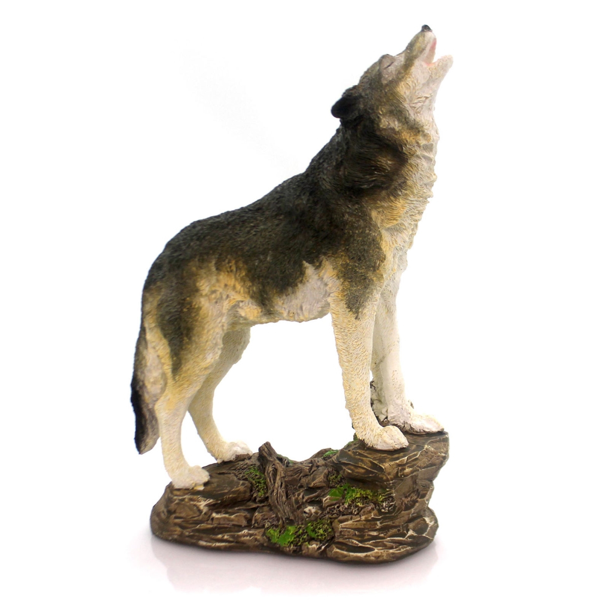 Cae-610 10 In. Standing Howling At The Moon Wolf, Large