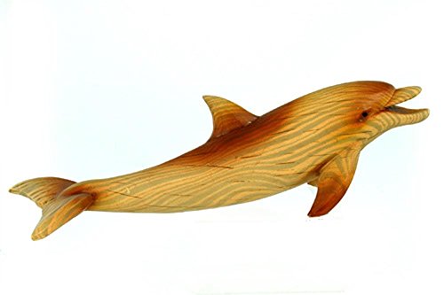 Mme-680 14.5 In. Wood Finish Dolphin, Brown