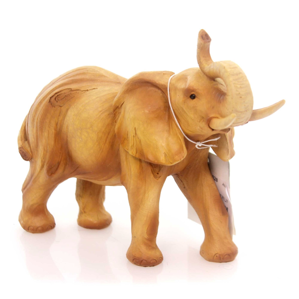 Mme-930 6 In. Woodlike Elephant With Trunk Up