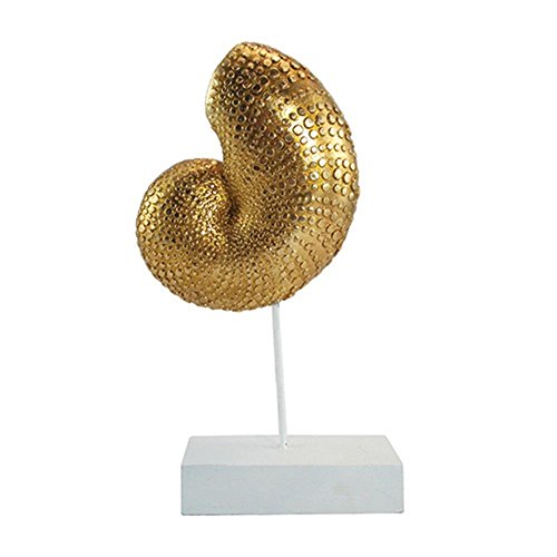 Upg-472 13.5 In. Nautilus On Stand - Gold
