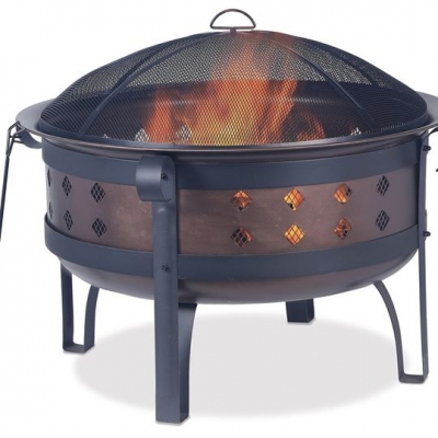 Endless Summer Wad16010sp 34 In. Steel & Brushed Copper Wood Burning Outdoor Firebowl