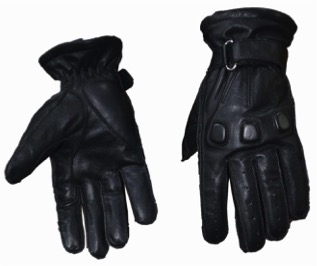 8163-00-BLK-M Unisex Kevlar Leather Motorcycle , Black - Medium