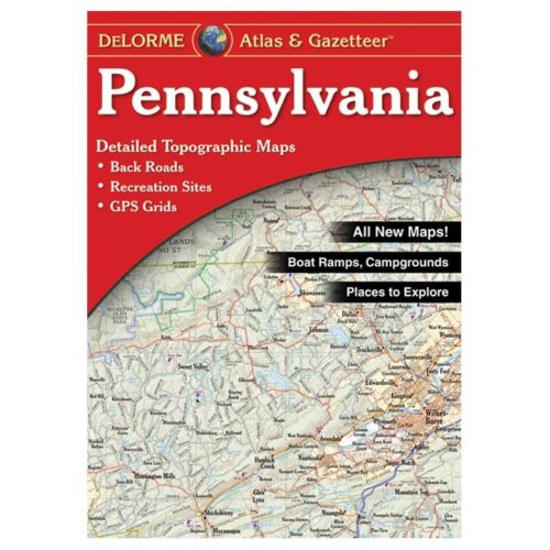 Universal Map 14181 Pennsylvania Topographical Road Atlas & Gazetteer