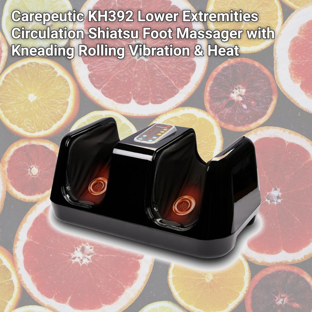 Picture of Carepeutic KH392 Lower Extremities Circulation Shiatsu Foot Massager with Kneading Rolling Vibration & Heat