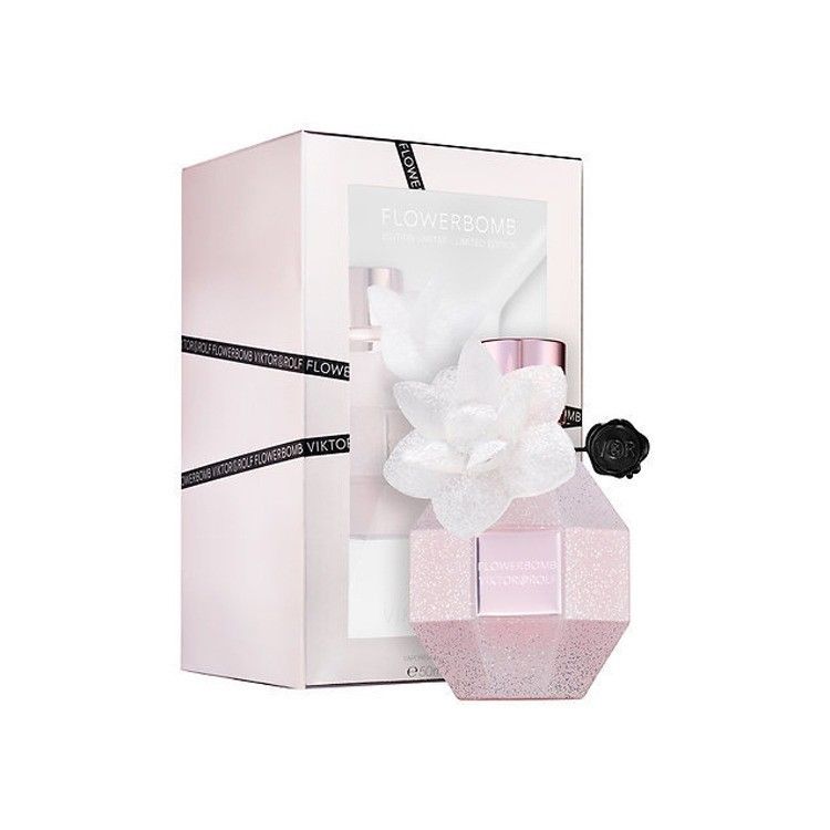 Viktor & Rolf 42202 1.7 Oz Flower Bomb White Crystal Eau De Parfum Limited Edition Spray For Women