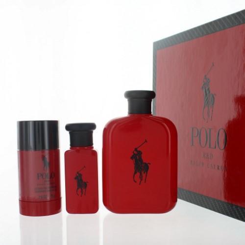 40467 Polo Red Hard Box Gift Set For Men - 3 Piece