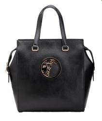 90007 Medusa Collection Handbag, Black