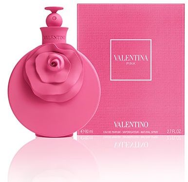 40760 Valentina Pink Hard Box Gift Set For Women - 2 Piece