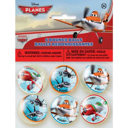UPC 011179448265 product image for Unique 44826 Disney Planes Bouncy Ball - 6 Count | upcitemdb.com
