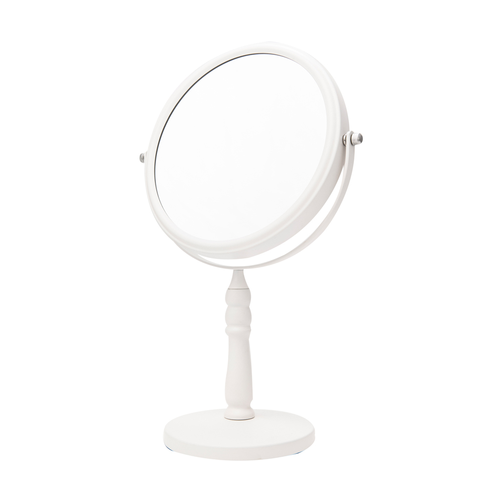 Soap D866wt Vanity Mirror, Matte White - 10x Magnification