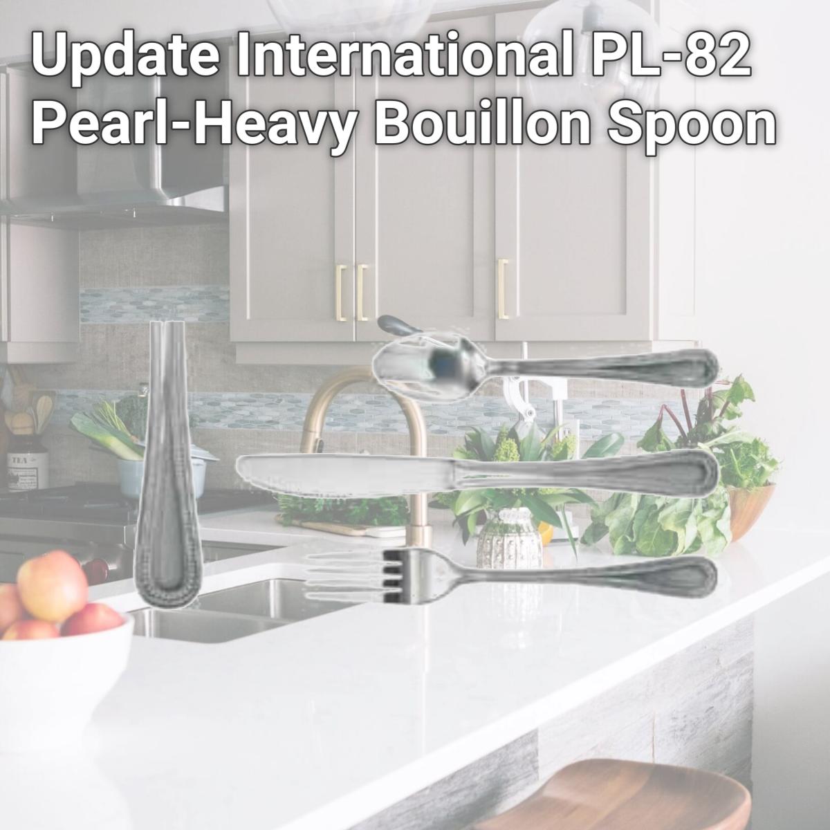 Picture of Update International PL-82 Pearl-Heavy Bouillon Spoon