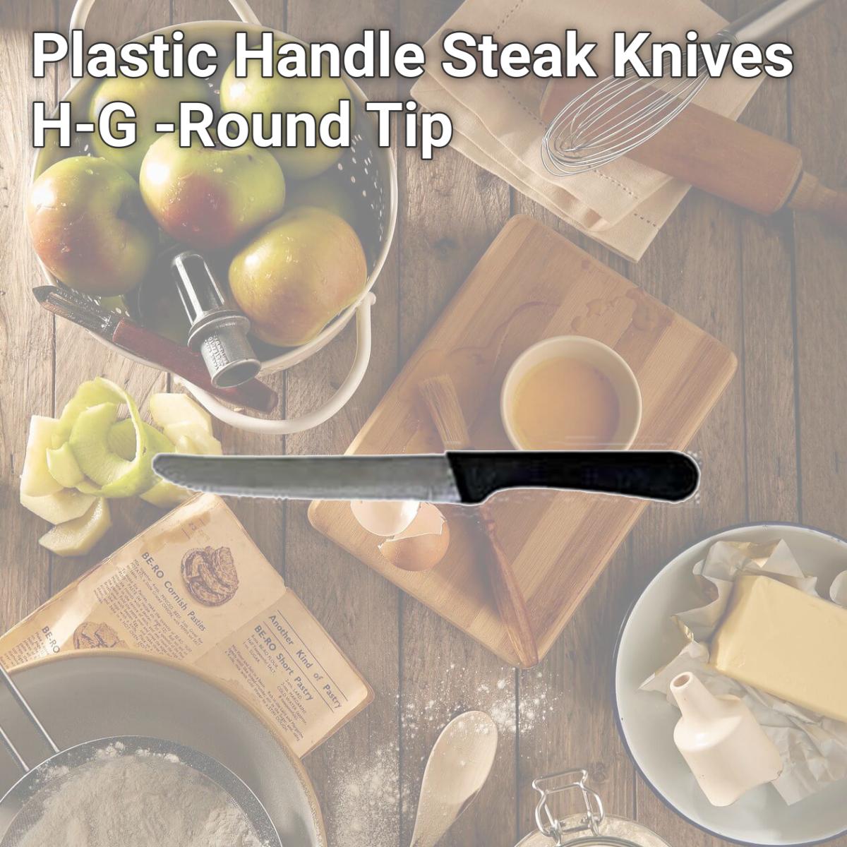 Picture of Update International SK-20P Plastic Handle Steak Knives H-G -Round Tip