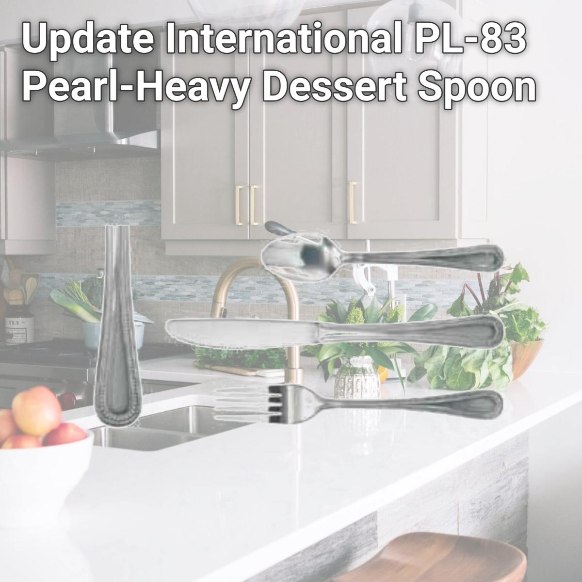 Picture of Update International PL-83 Pearl-Heavy Dessert Spoon