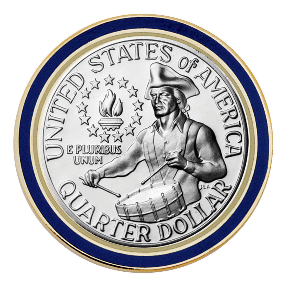14262 Proof Washington Bicentennial Quarter Coin Lapel Pin