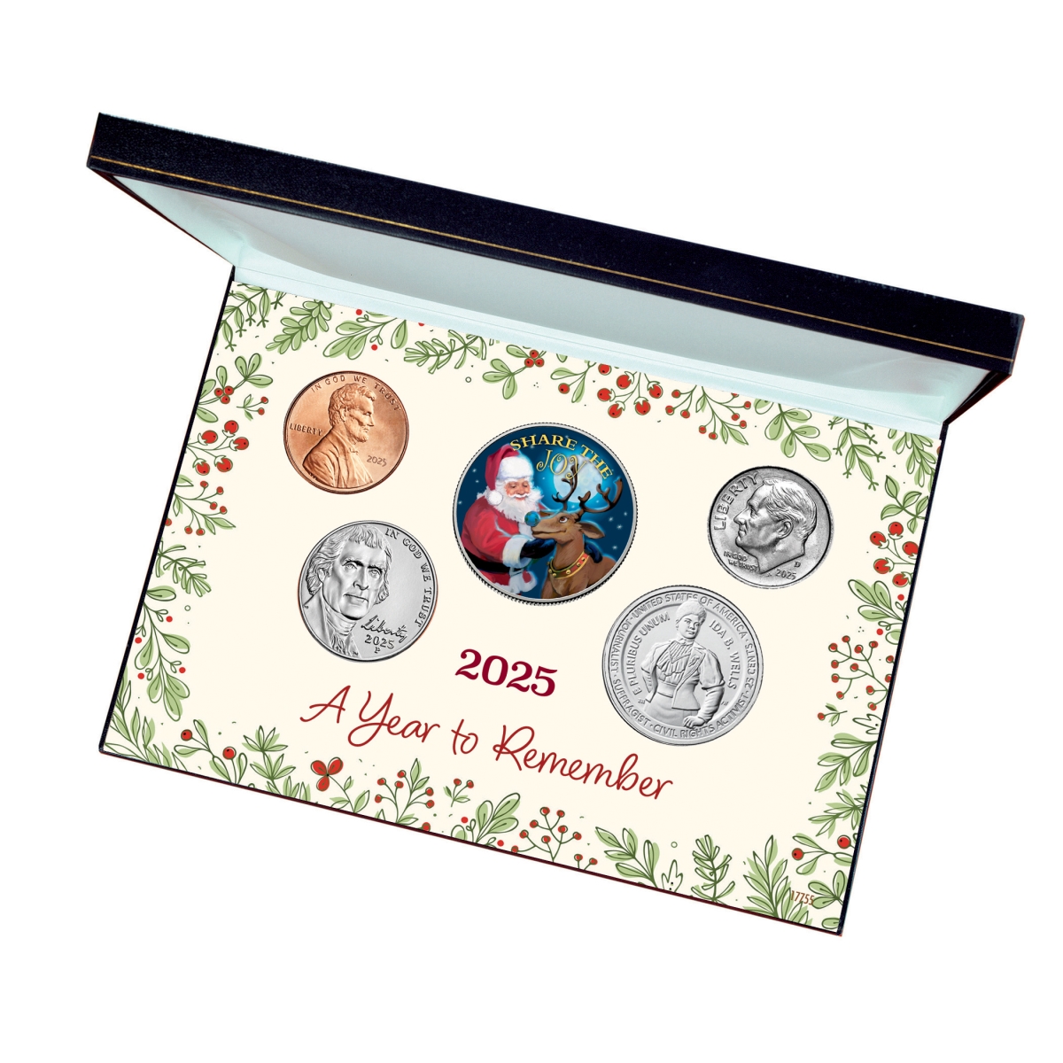 17755 2025 Year To Remember Santa Coin Box Set
